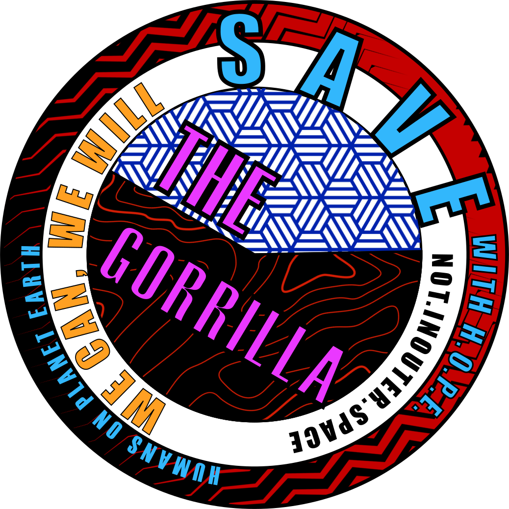 Save the gorrilla emblem